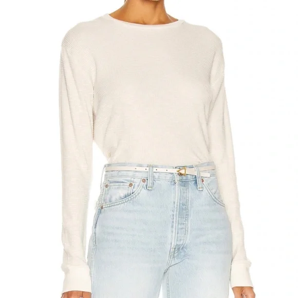 🚨 1 DAY SALE 3/19 🚨 NWOT RE/DONE Thermal Long Sleeve Tee - Picture 1 of 9